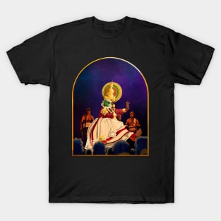 Kathakali Night - Golden Frame T-Shirt